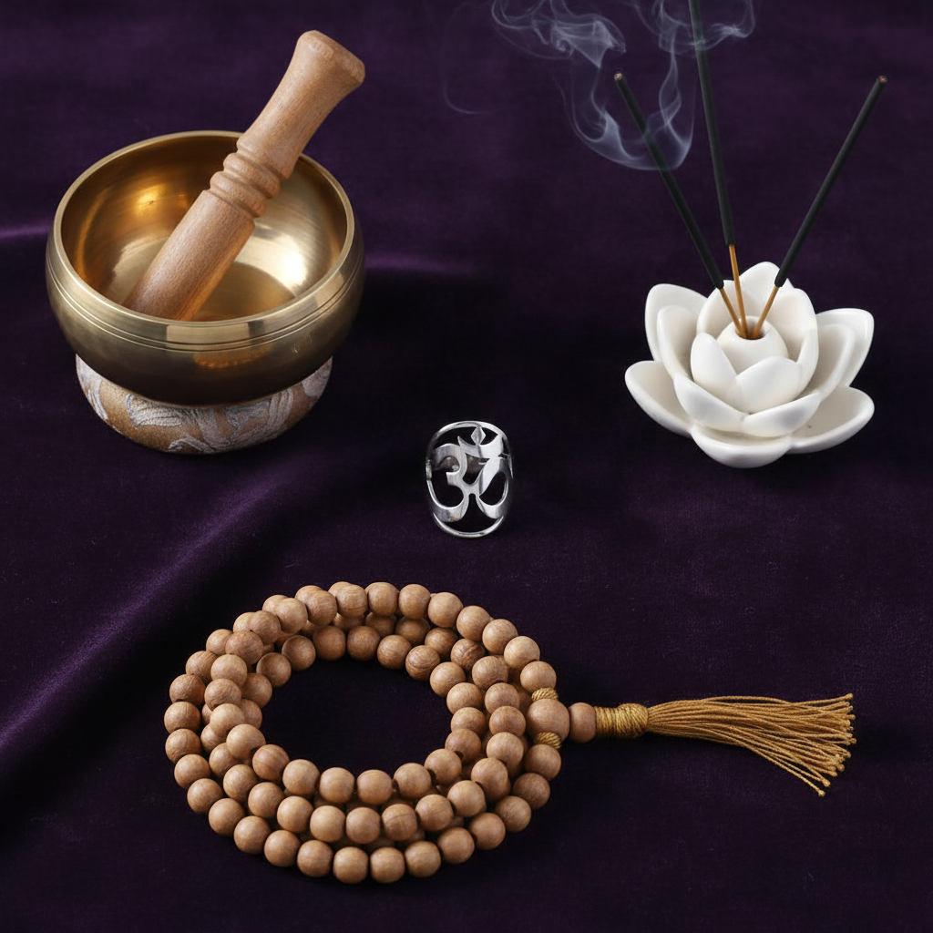 Anello Om Ovale - Flat lay
