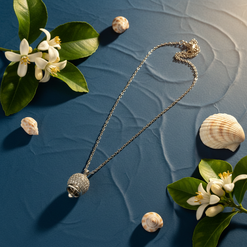 Collana Campanella di Capri - limoni e conchiglie mediterranee