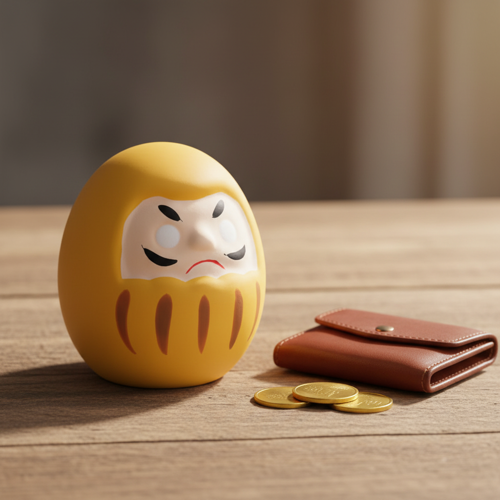 Daruma Giallo Giapponese - lifestyle prosperità