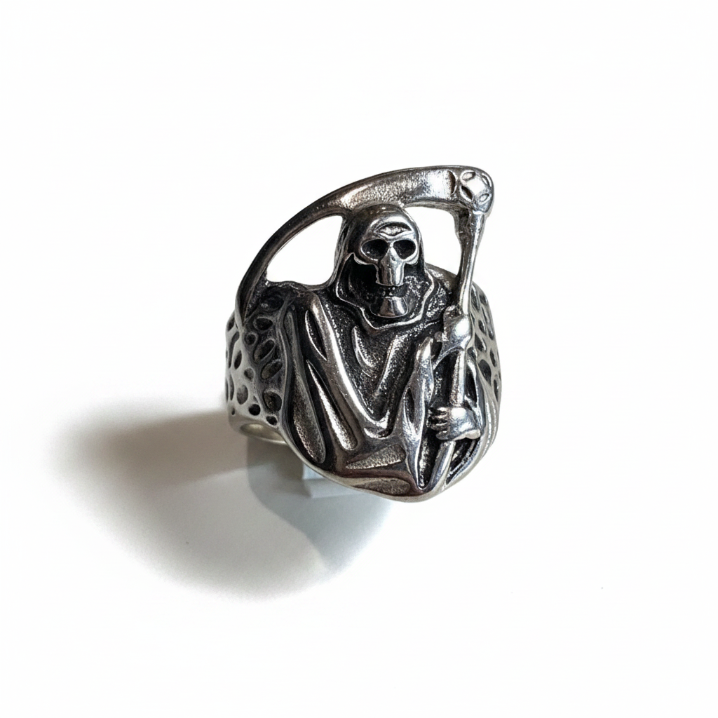 Anello Santa Muerte - Sfondo bianco