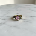 Anello Bronzato Vintage - Ametista