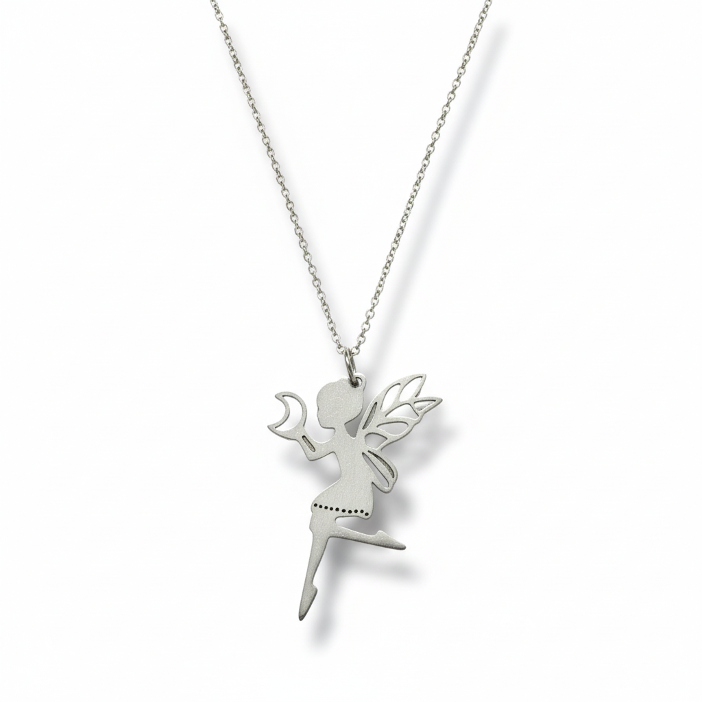 Collana Fata con Luna - sfondo bianco