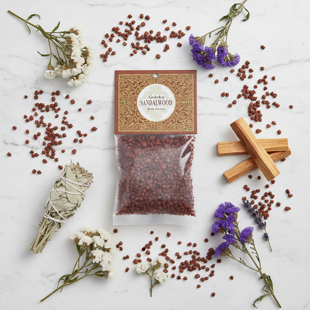 Resina sandalo Goloka - composizione botanica rituale