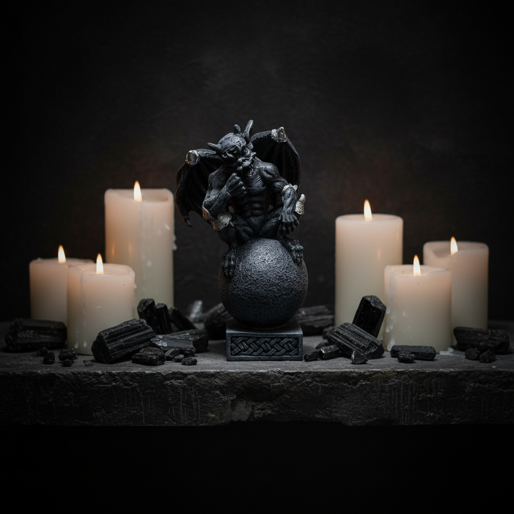Gargoyle - lifestyle gotico con candele