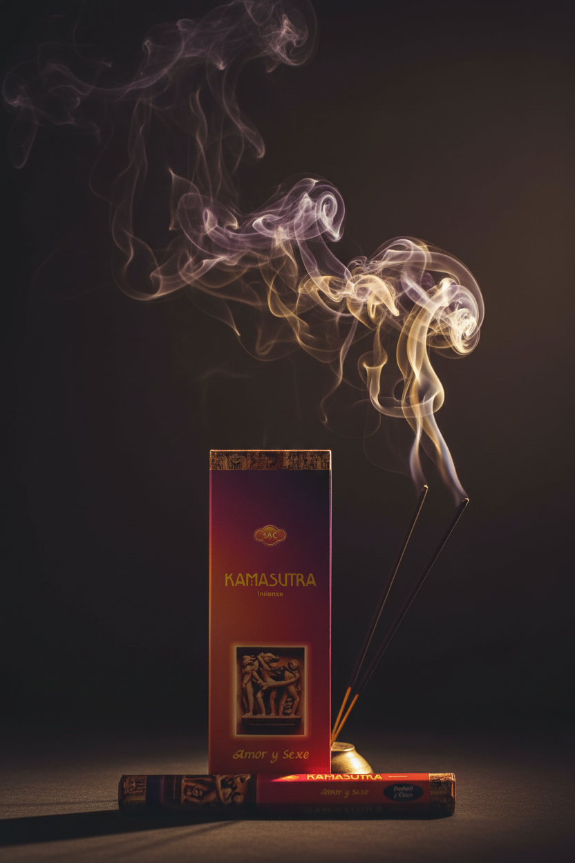 SAC Kamasutra Incense - mood mistico con fumo viola e dorato