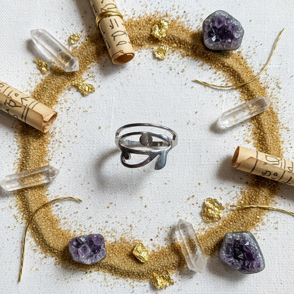 Anello Horus - Flat lay