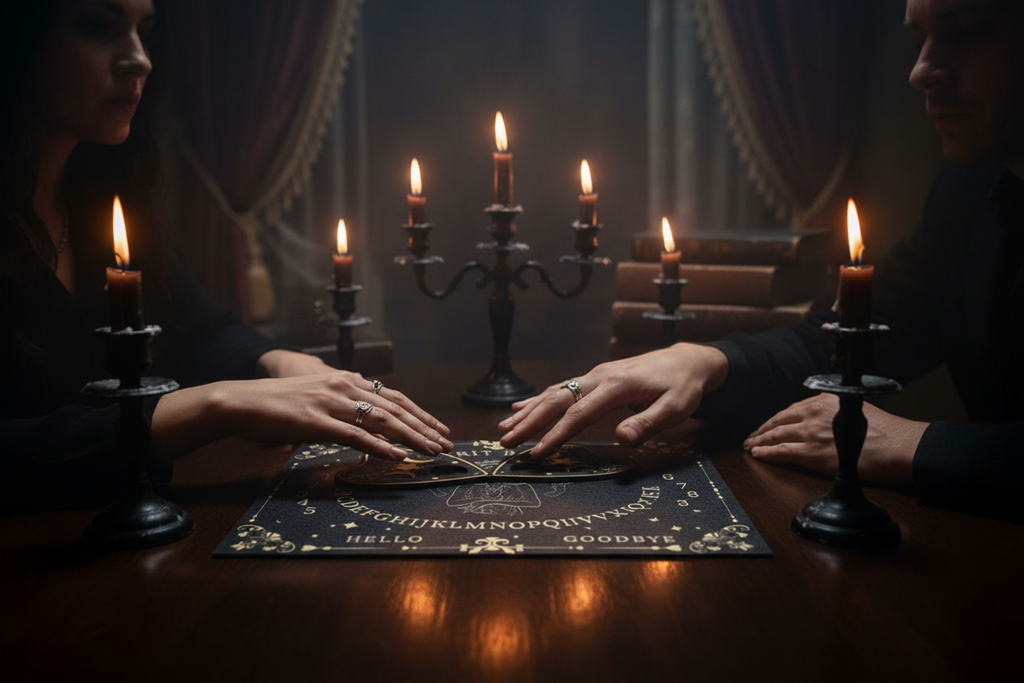 Spirit Board - séance con mani sulla planchette