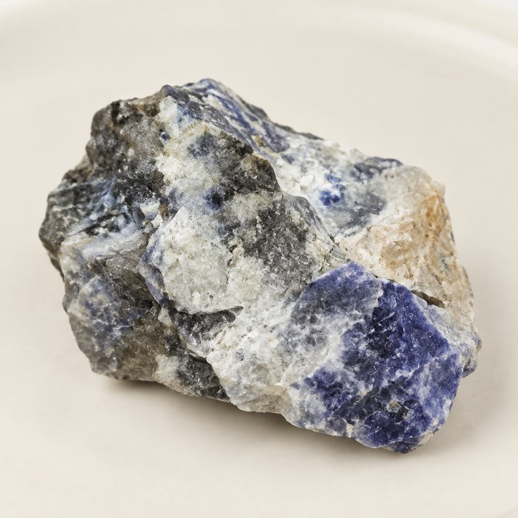Dettaglio della sodalite grezza A++