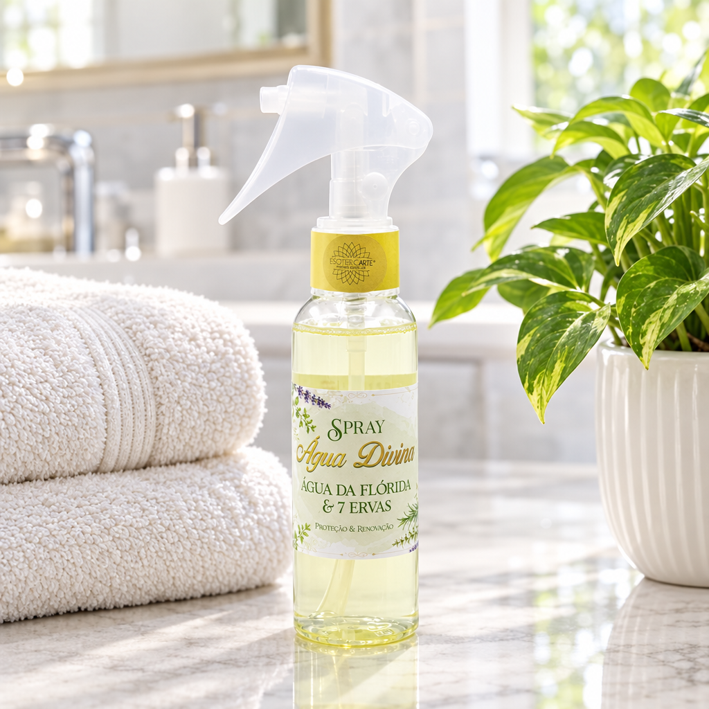 Spray Acqua Florida in bagno luminoso