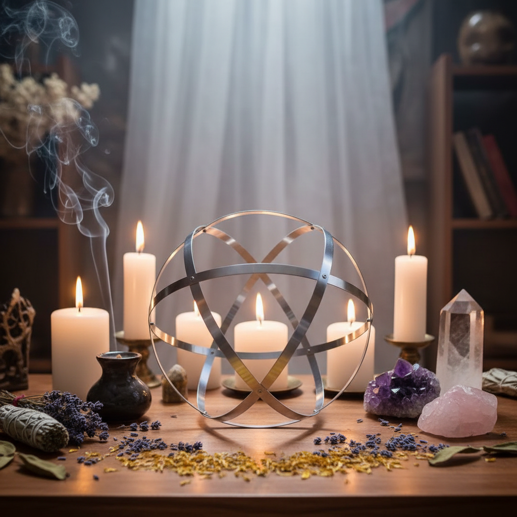 Genesa alluminio - altare spirituale con candele