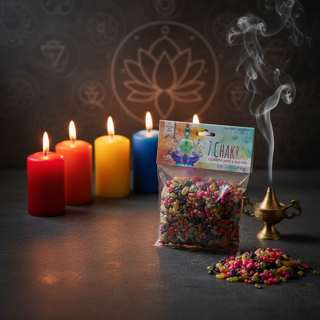 Granuli di incenso 7 Chakras atmosfera sacra