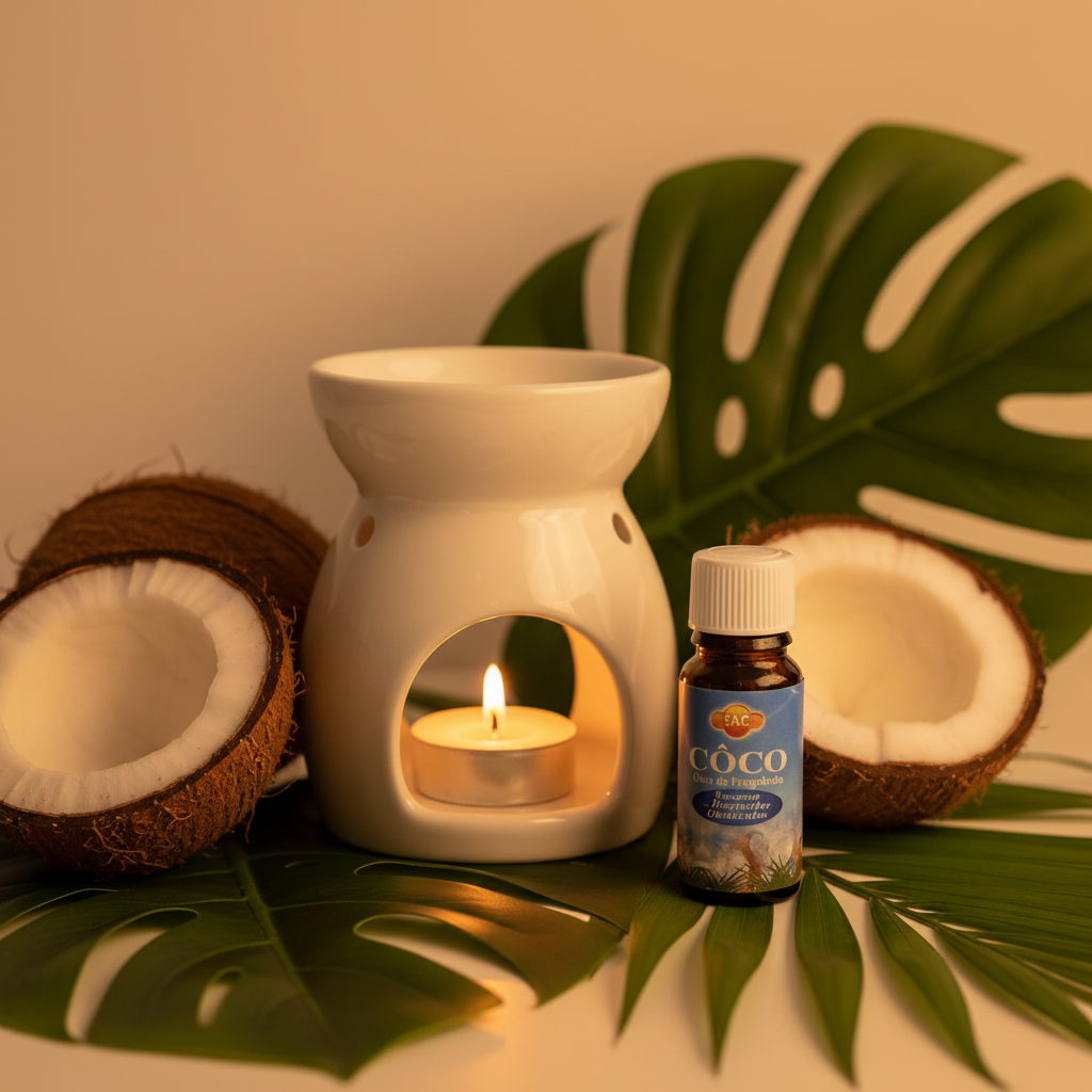 Essenza al Cocco SAC con bruciatore e cocco