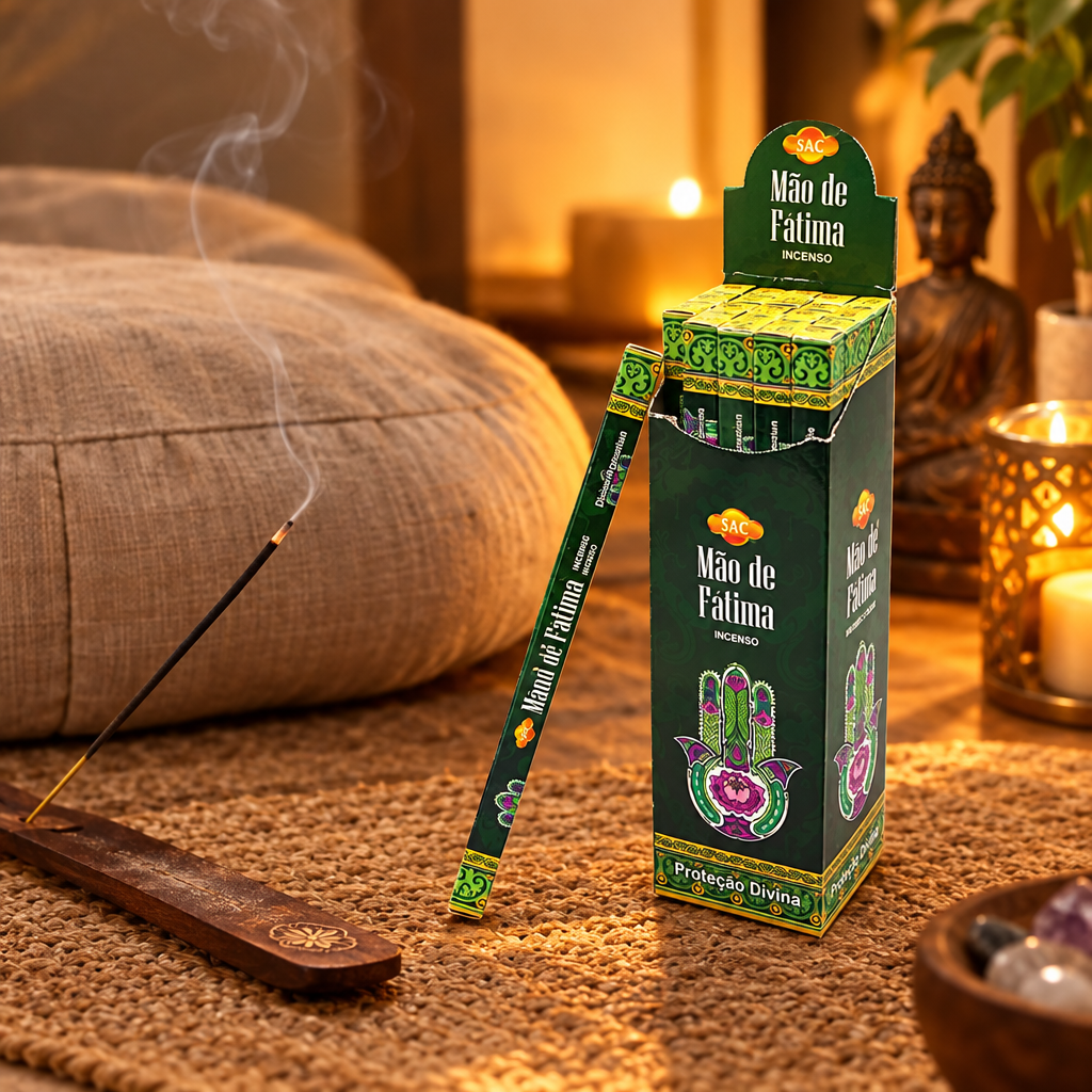 Incenso in angolo di meditazione