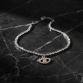 Bracciale Tennis Occhio - Marmo scuro