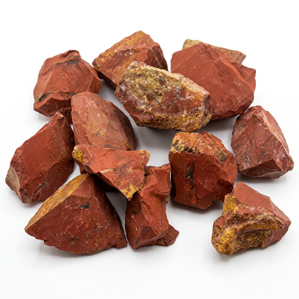 Dettaglio del diaspro rosso grezzo