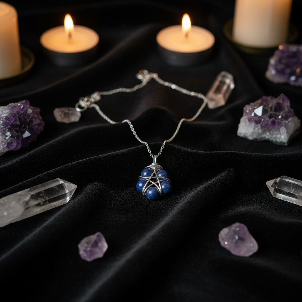 Collana Pentacolo atmosfera esoterica