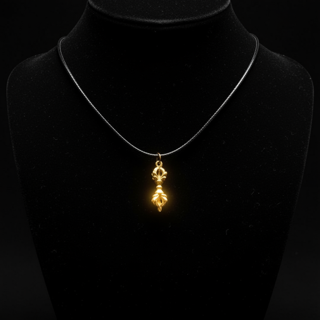 Collana dorje piccola - dark velluto nero