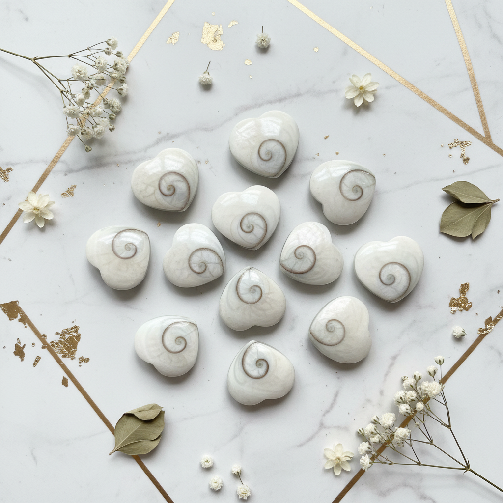 Cuore Occhio di Santa Lucia - flat lay marmo