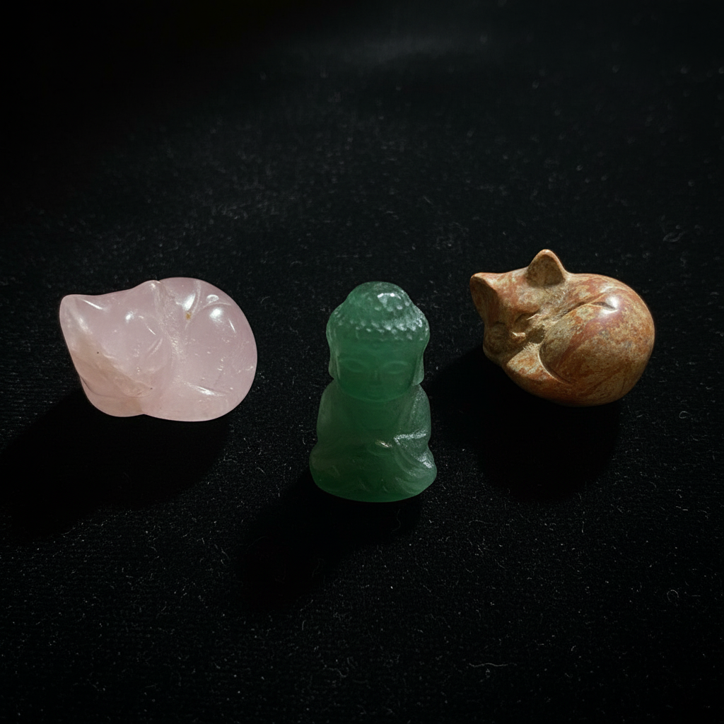 Mini Carving Buddha e Gatto - tutte le varianti