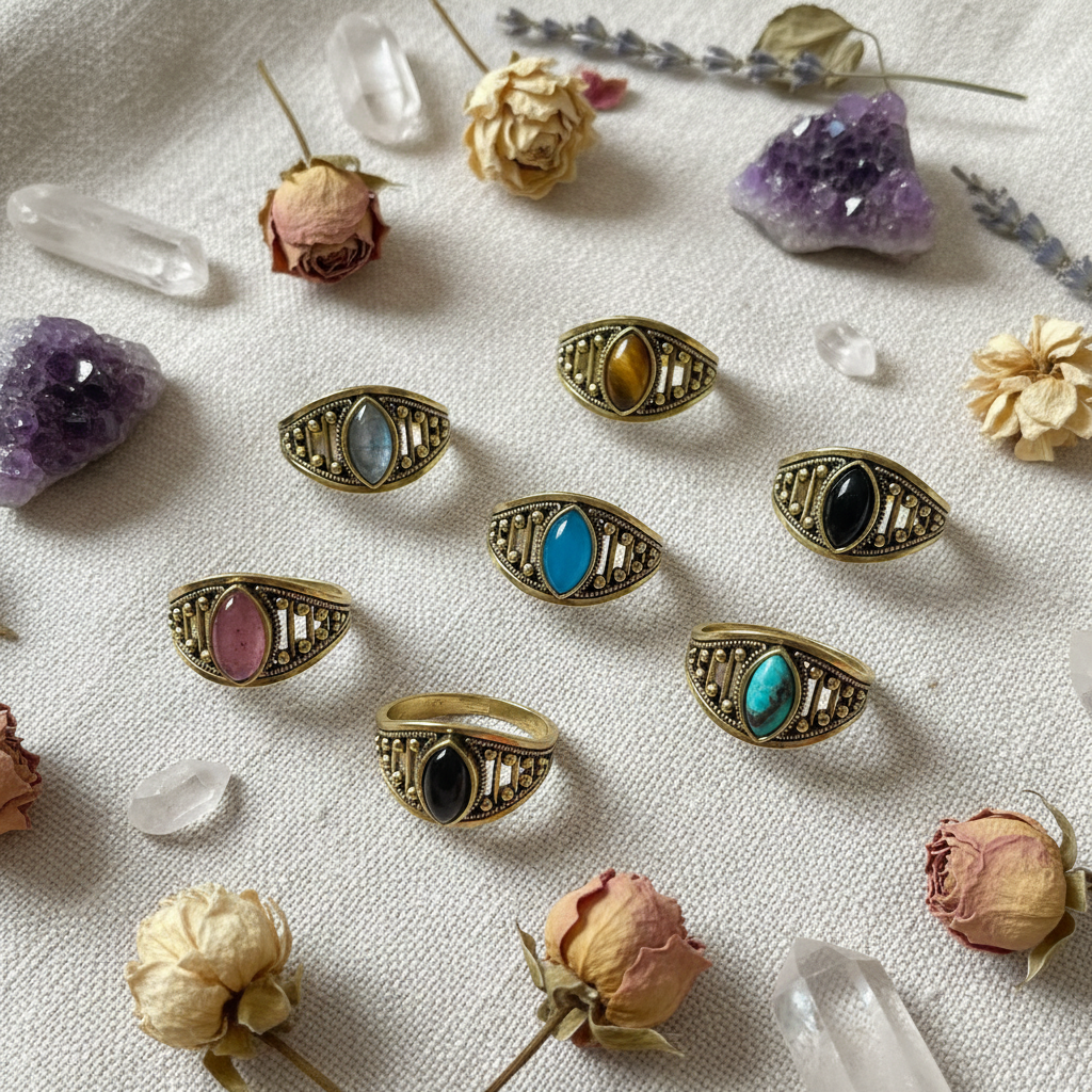 Anello Etnico Gold - tutti i colori insieme