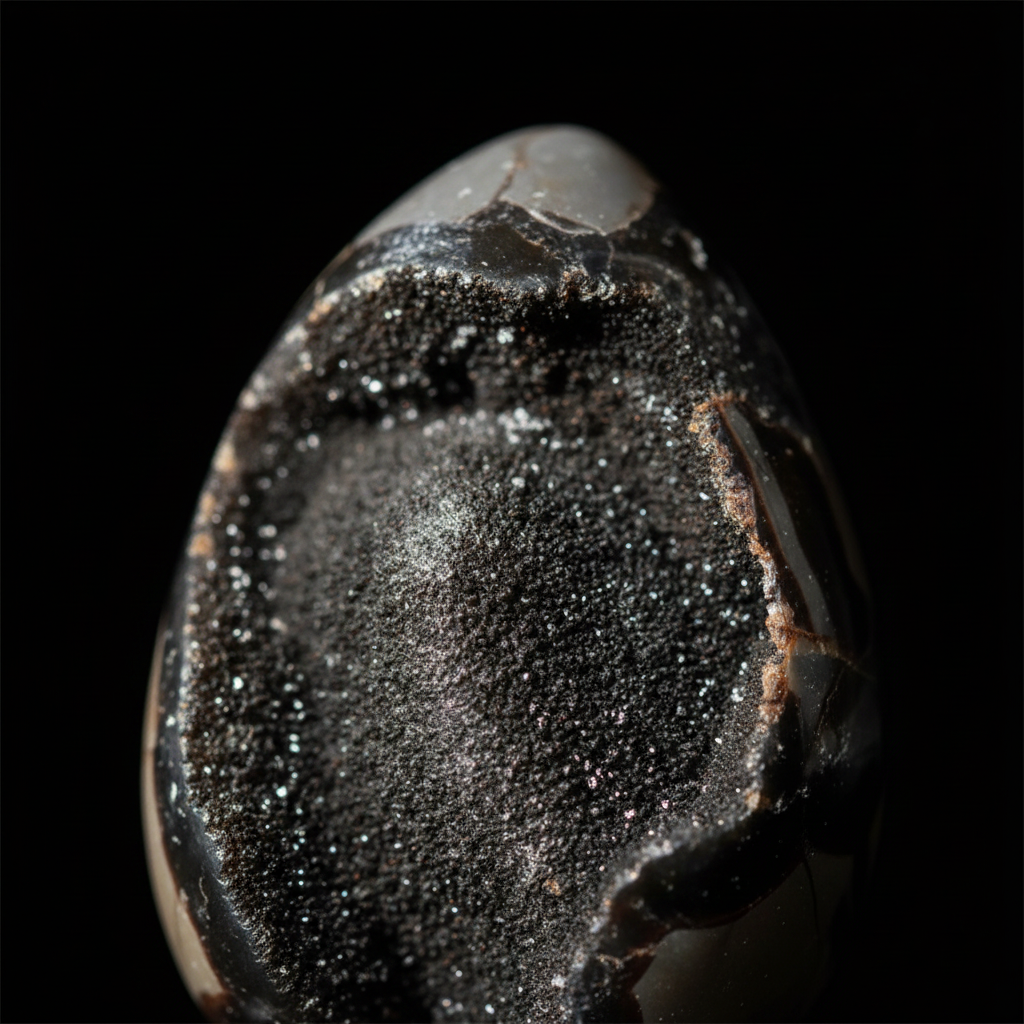 Cattedrali septaria - macro druzy interna