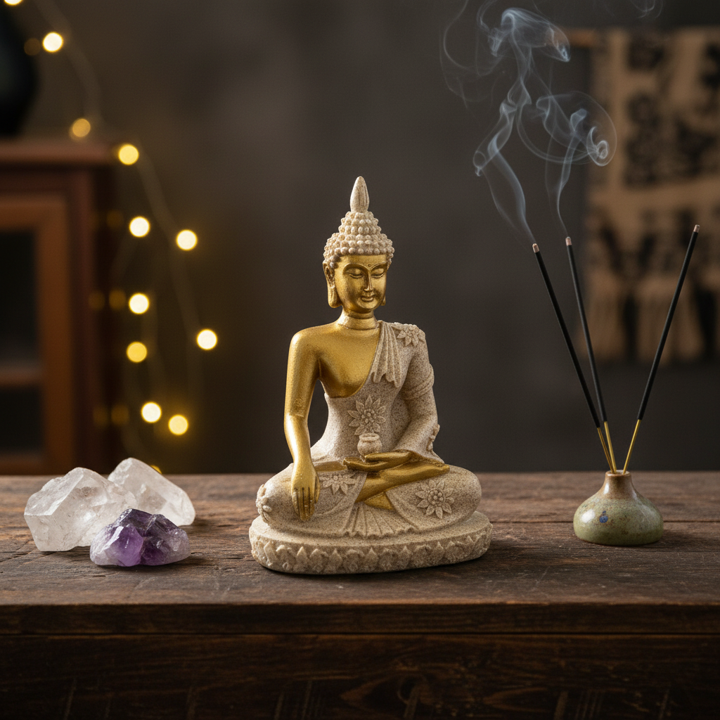 Buddha in Poliresina - 11.5 cm