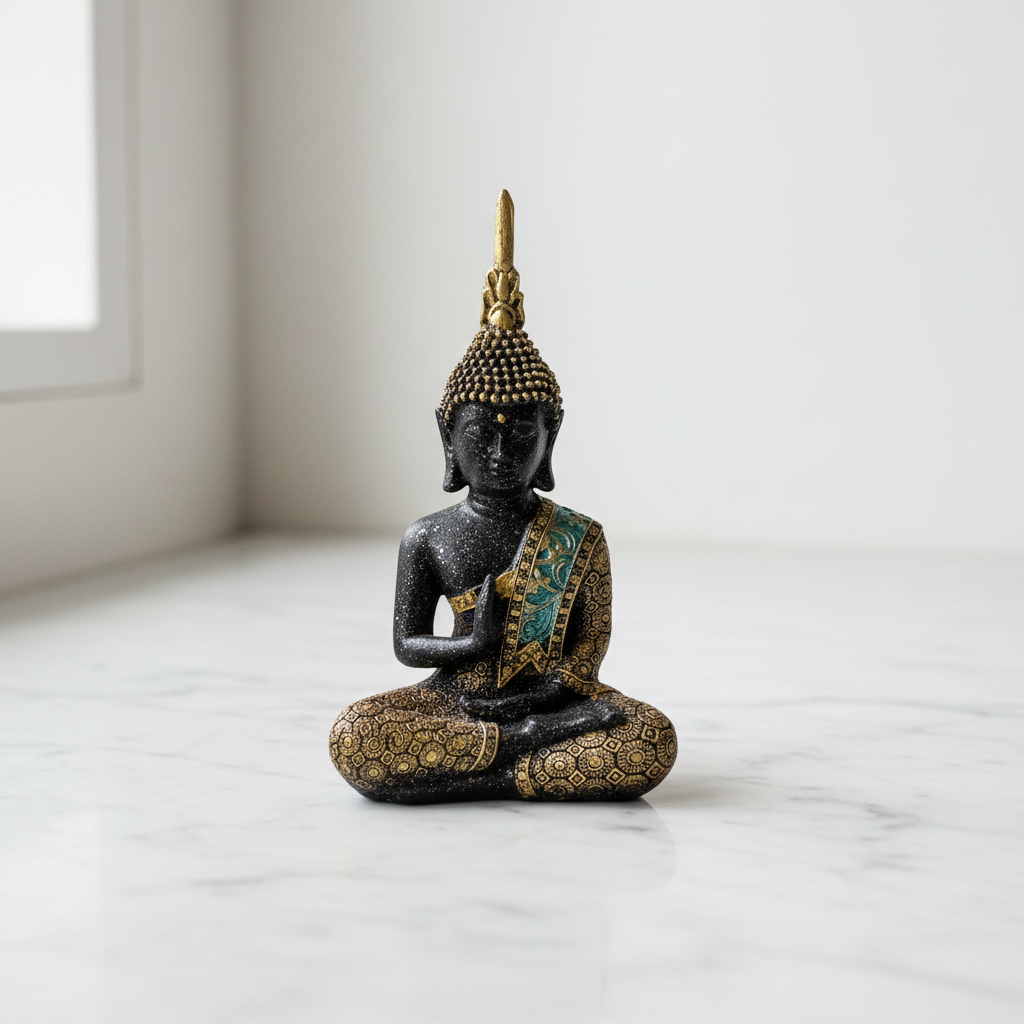 Buddha in Poliresina - 10 cm