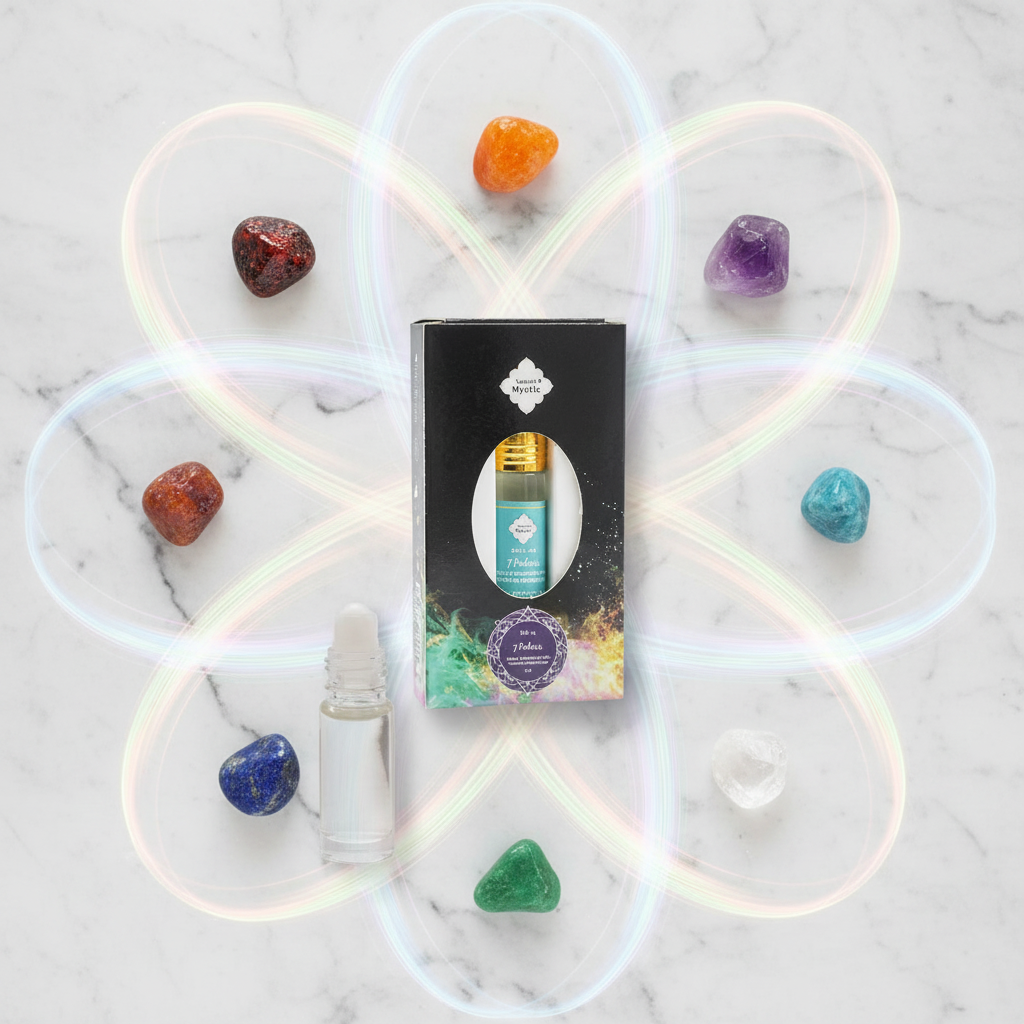 Flatlay 7 cristalli