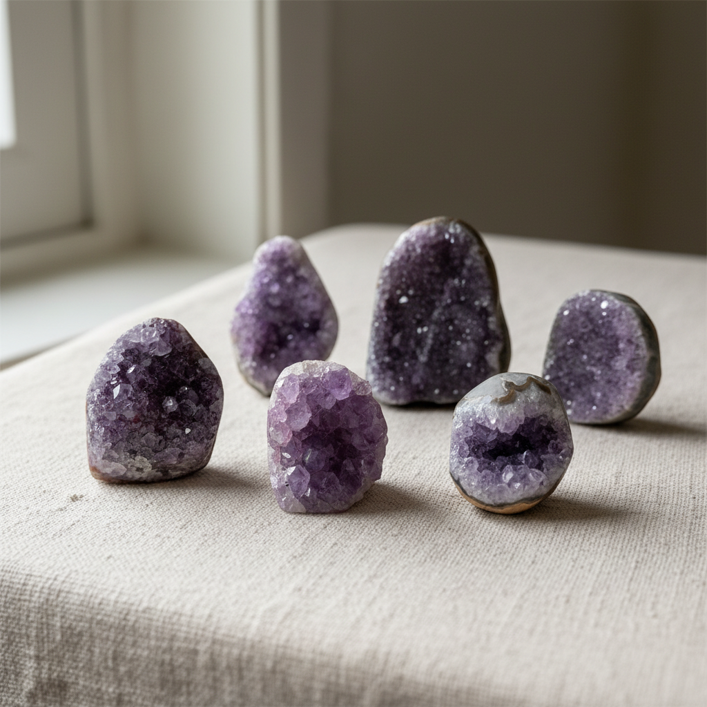 Druse ametista - lifestyle lino naturale