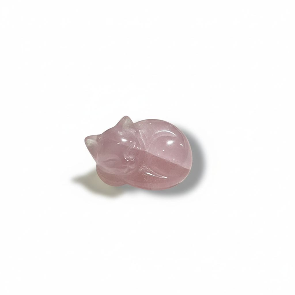 Mini Gatto - Quarzo rosa