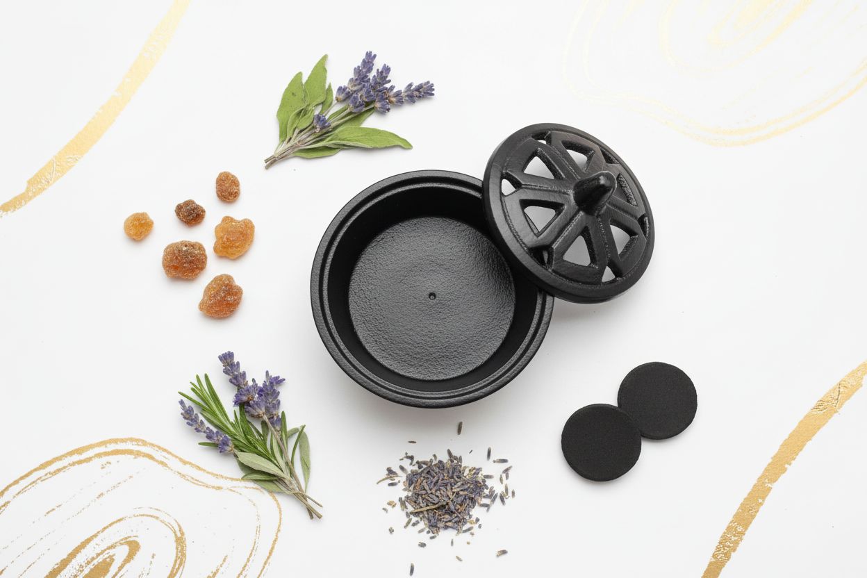Bruciatore Caldaia Ferro - Flat lay