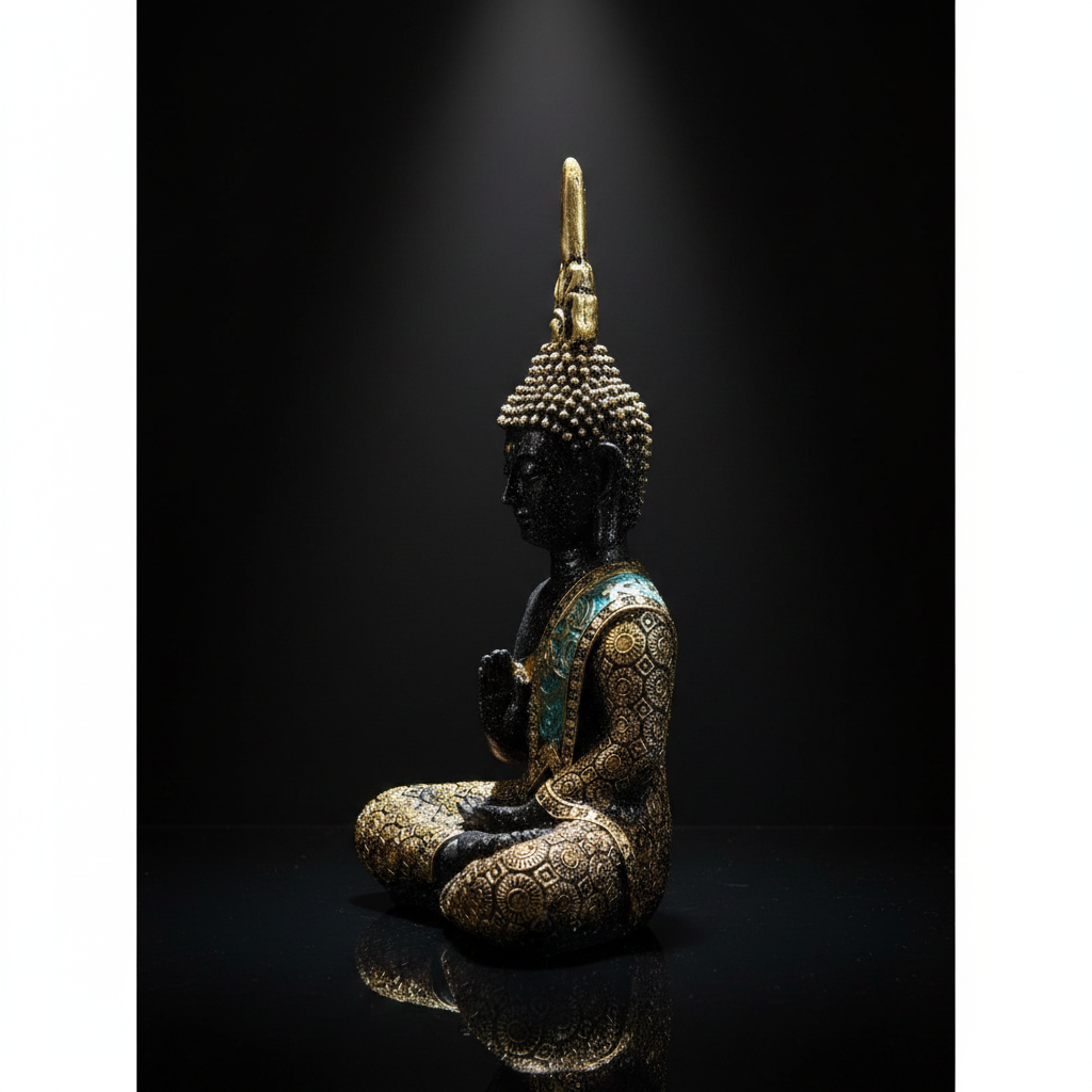 Buddha in Poliresina - 10 cm