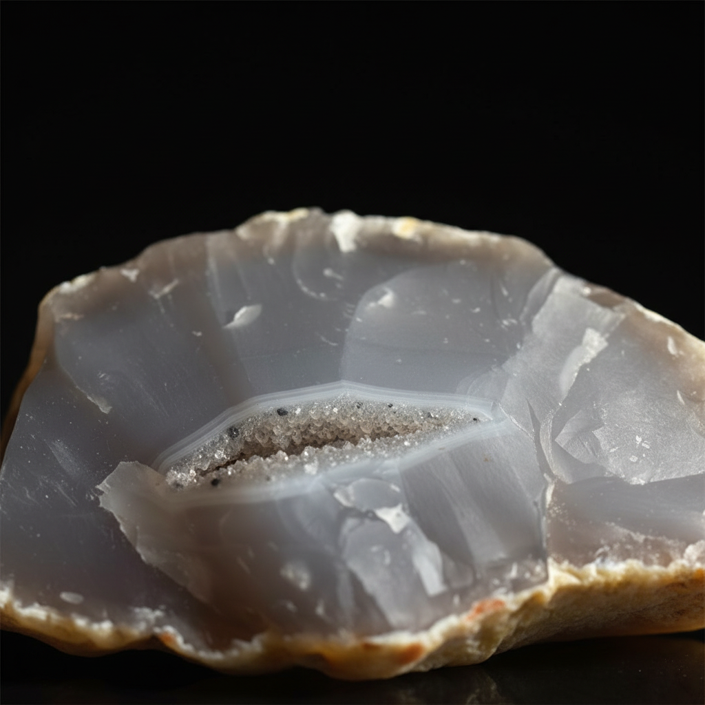 Fetta agata vena druzy - macro vena centrale