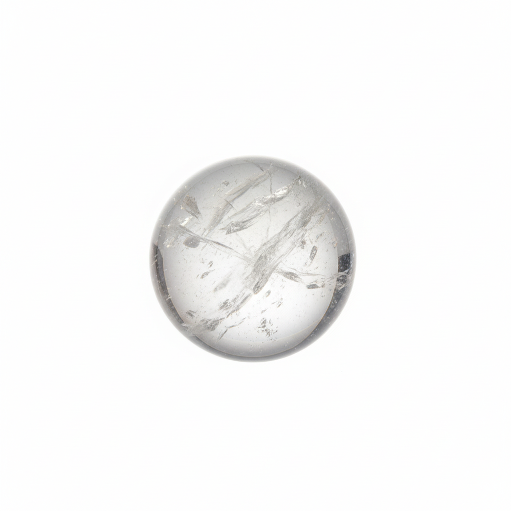 Sfera Cristallo di Rocca - sfondo bianco