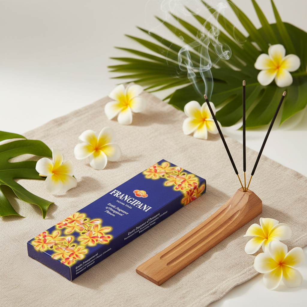 HEM Frangipani - lifestyle su lino con fiori tropicali