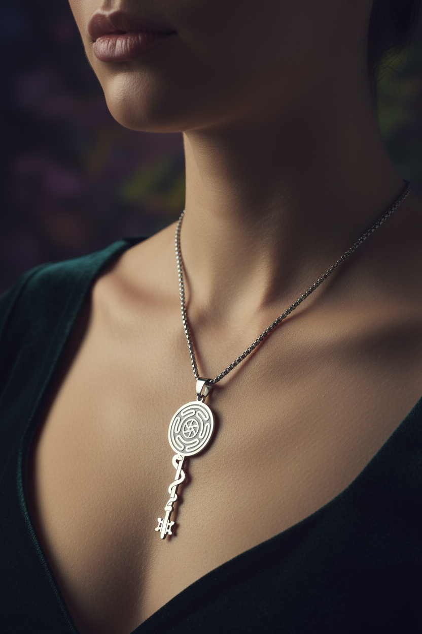 Collana Chiave di Ecate - indossata lifestyle