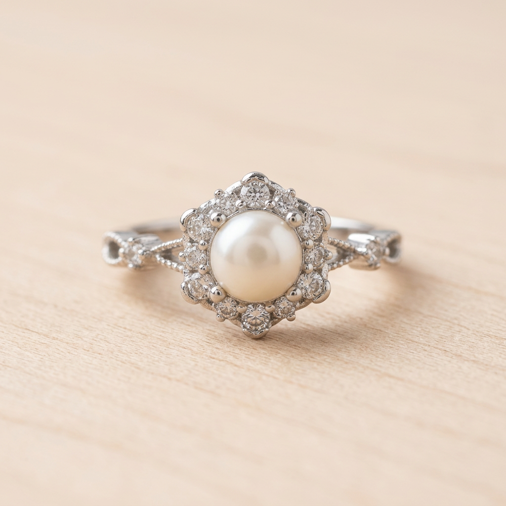 Anello 321 su legno chiaro