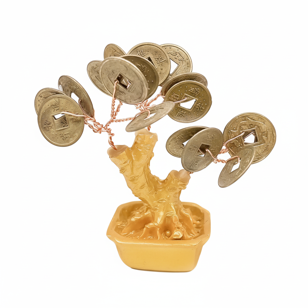 Albero dell'abbondanza in resina - close-up dettaglio