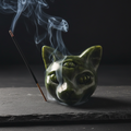 Testa di Gatto con Terzo Occhio - incenso con fumo