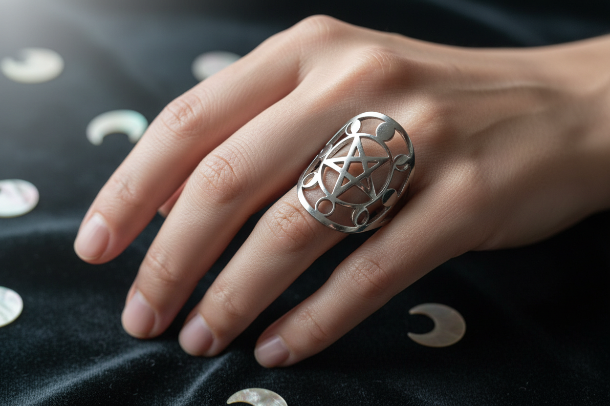 Anello Pentacolo Luna - Lifestyle