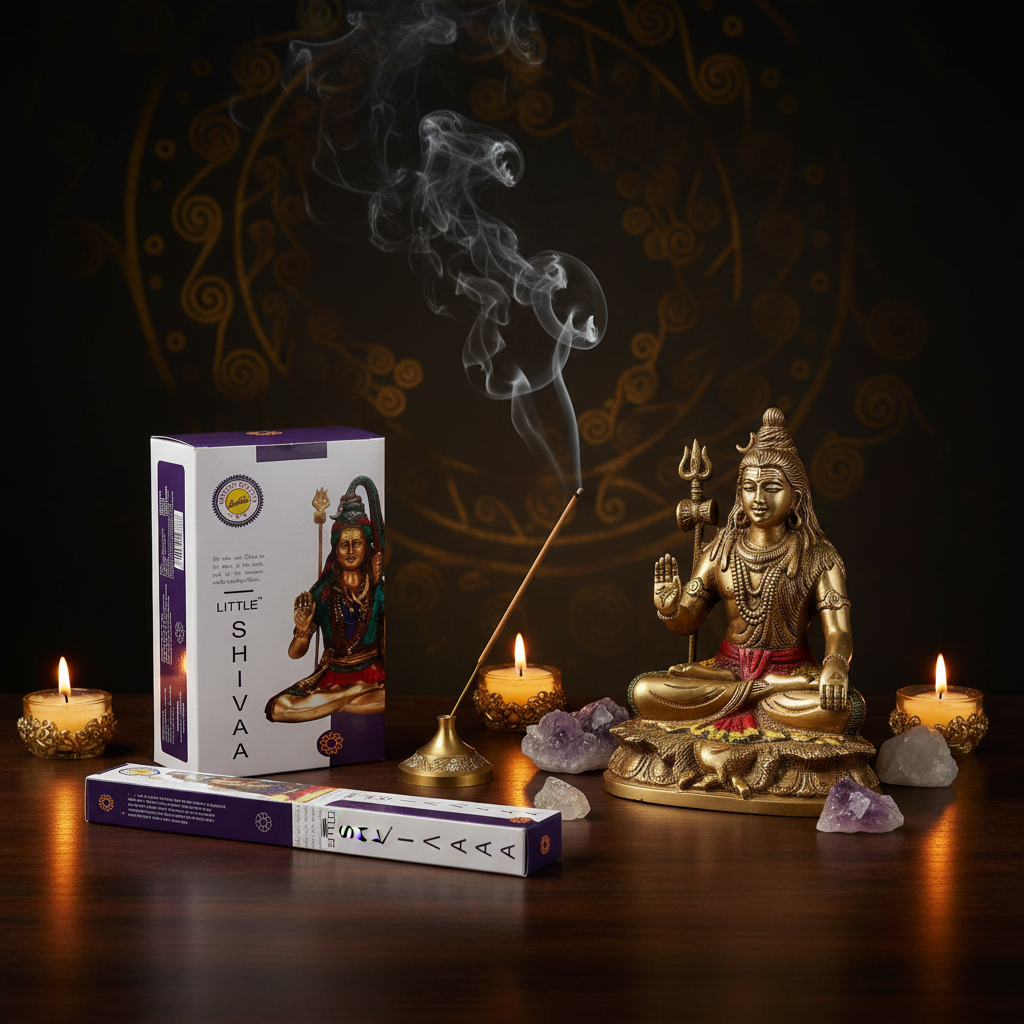Incenso Little Shivaa in atmosfera meditazione
