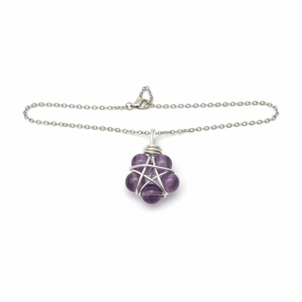 Collana Mini Pentacolo – Ametista