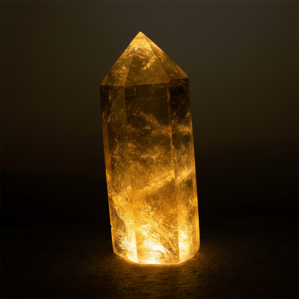 Torre di calcite miele - atmosfera mistica