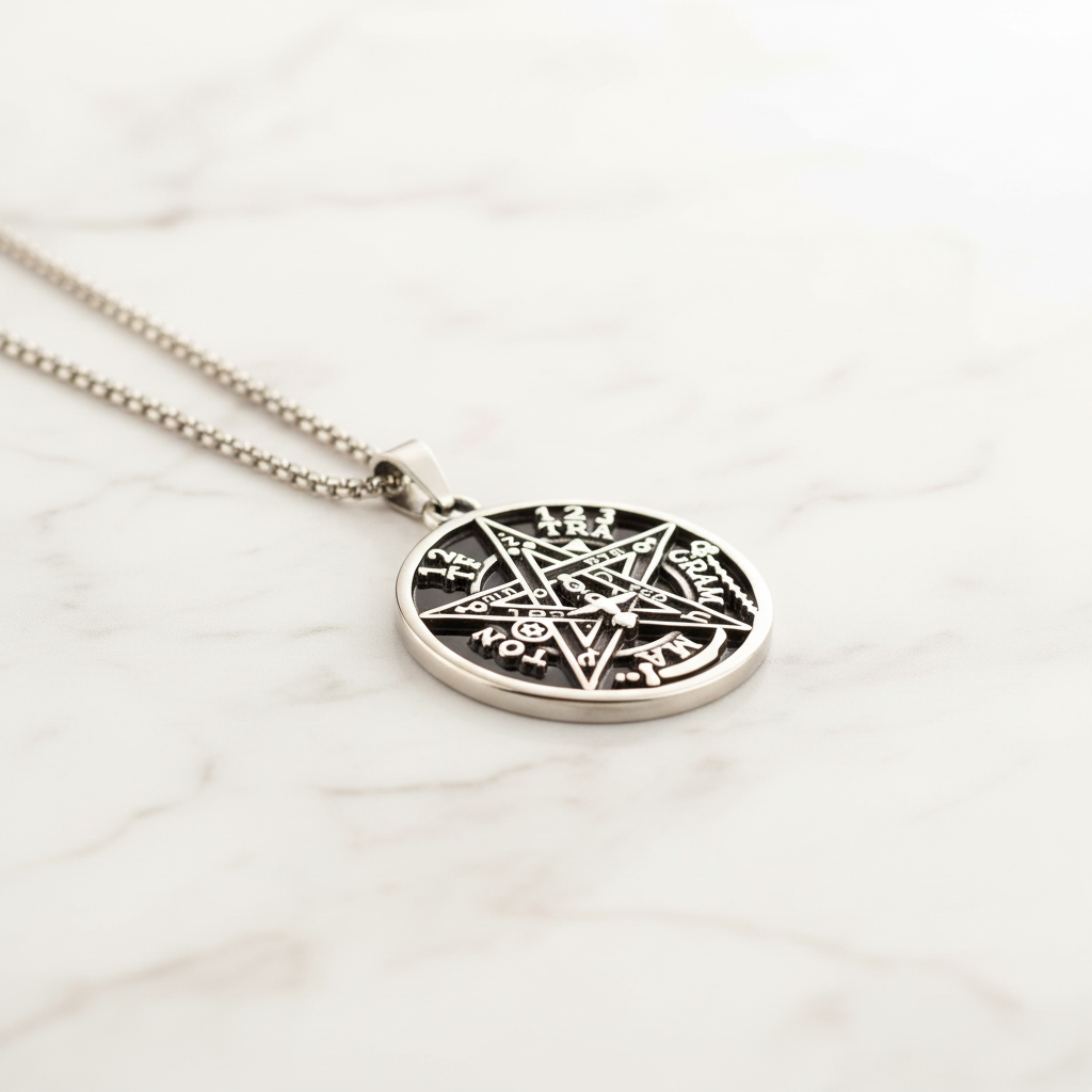 Collana Tetragrammaton – Marmo Bianco