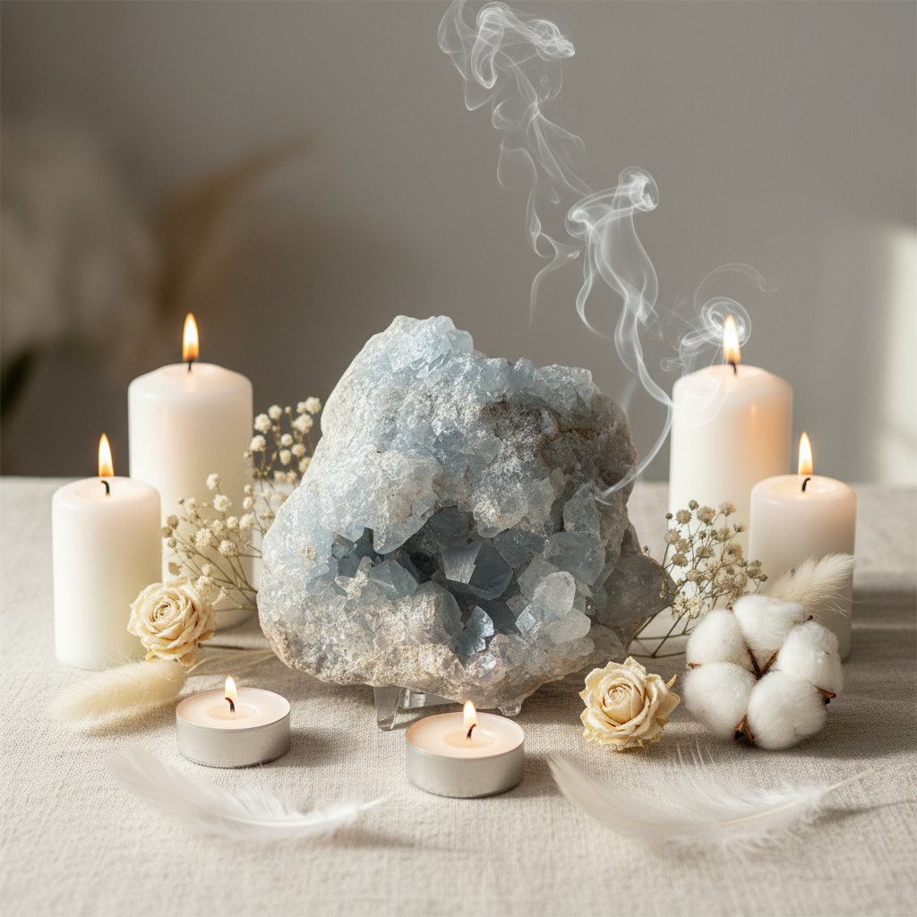 Celestina extra large - rituale angelico candele bianche