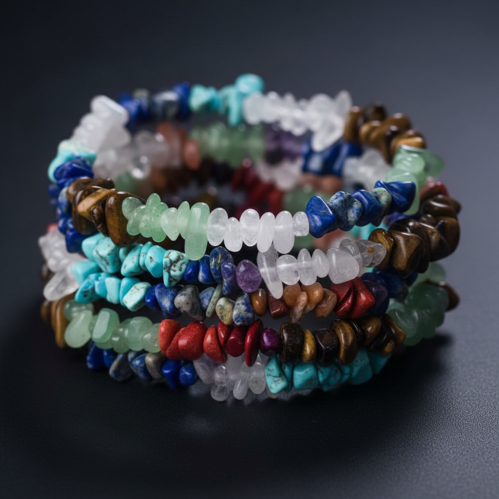 Bracciali 7 Chakra - Close-up macro