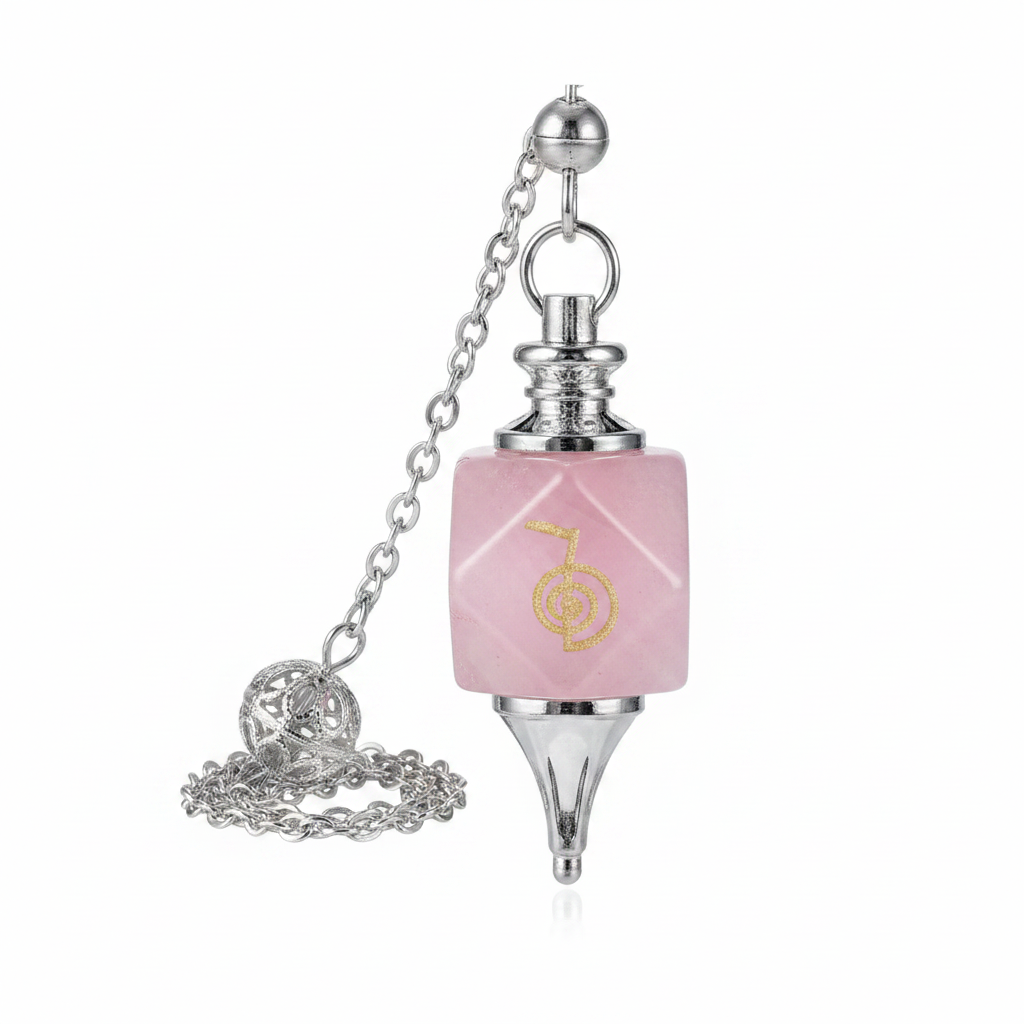 Pendolo Cho Ku Rei - Quarzo Rosa