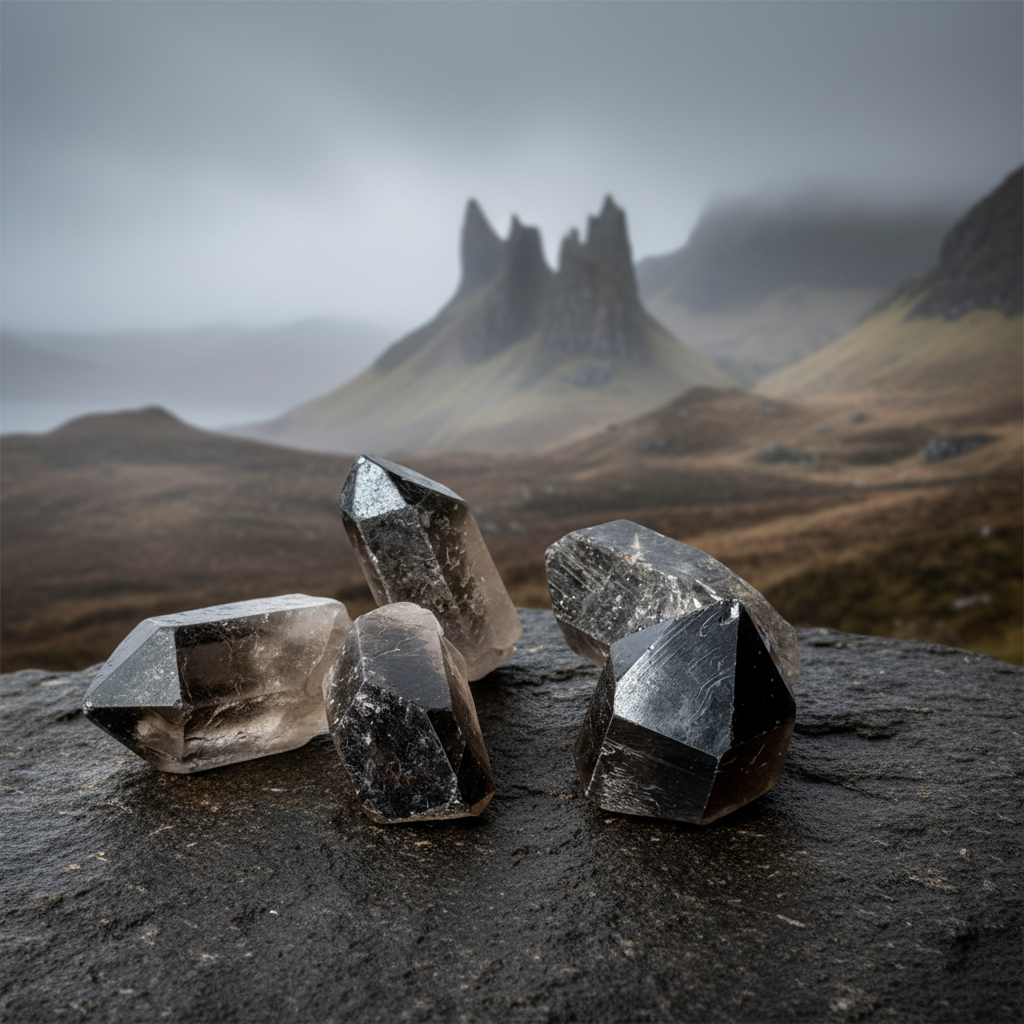 Punte Grezze Quarzo Fumé - Highland Scozzesi