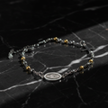 Bracciale Rosario - Marmo scuro