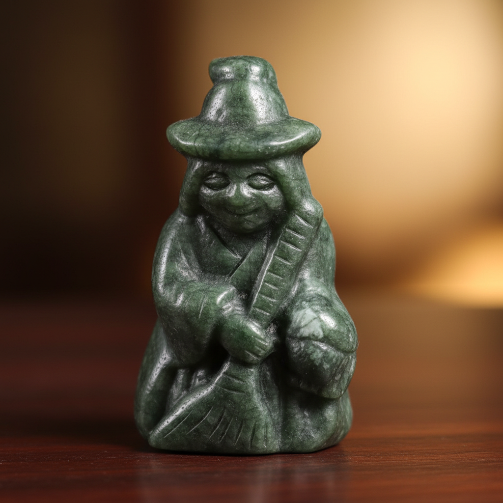 Strega in Giada Verde - macro close-up